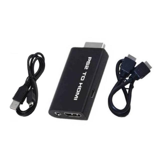 PS2 to HDMI 変換アダプター プレステ2 コンバーター (PS2 to HDMI+HDMI0.5m)