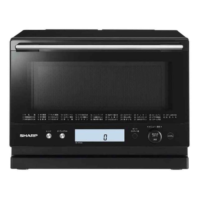 シャープ 過熱水蒸気 オーブンレンジ 23L 1段調理 二人暮らし ブラック RE-WF232-B