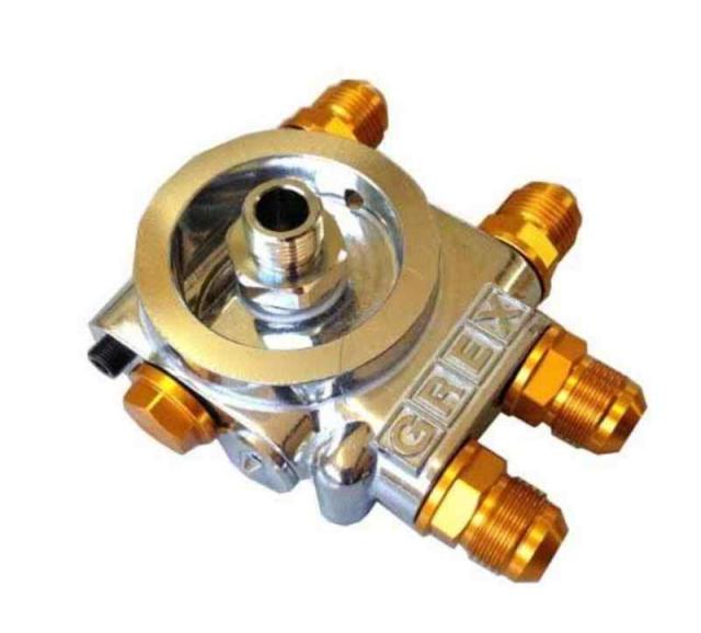 トラスト GReddy オイルクーラー用リペアパーツ オイルブロックエレメント移動タイプ サーモ内蔵 3/4ｘ16 UNF AN10 CODE:12401114