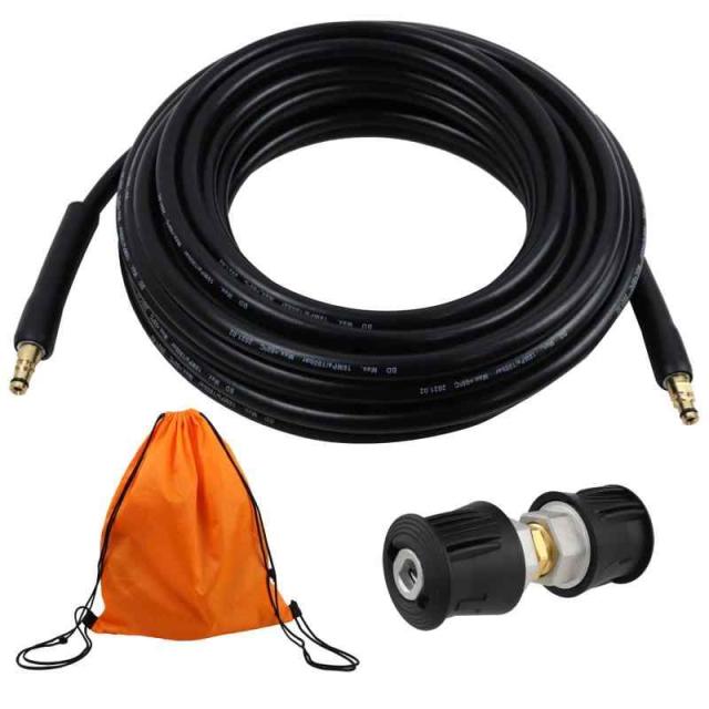 ankon高圧洗浄機 ケルヒャーホース 20m 18Mpa K2 K3 K4 K5 K7 jtkに対応 延長パイプ 互換 交換ホース 家庭用 業務用 東西日本兼用 ケルヒャー部品 (20m)