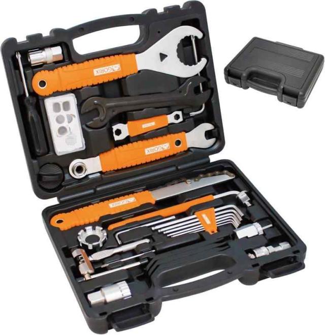 GORIX(ゴリックス) 自転車専用工具セット [シマノ対応] 自転車工具セット 自転車 ロードバイク メンテナンス パーツ交換 プロ向き TBXシリーズ (20点セット (TBX1) )