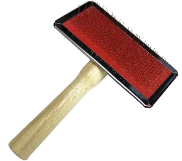 [FurFurMouton] ムートンブラシ 【 毛皮職人さん専用ブラシ 】 ムートンスリッパ クッション ラグ などの本ムートン・本毛皮・天然羊毛製品用ブラシ ペット用ブラシ お手入れの必需品