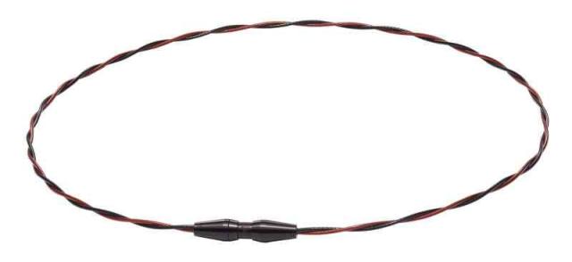 ファイテン(phiten) ネックレス RAKUWAネック ワイヤー EXTREME トルネード 40cm/43cm/50cm【肩こり】【首こり】【ファイテン先端技術メタックス採用】 (ブラック/レッド, 40cm)