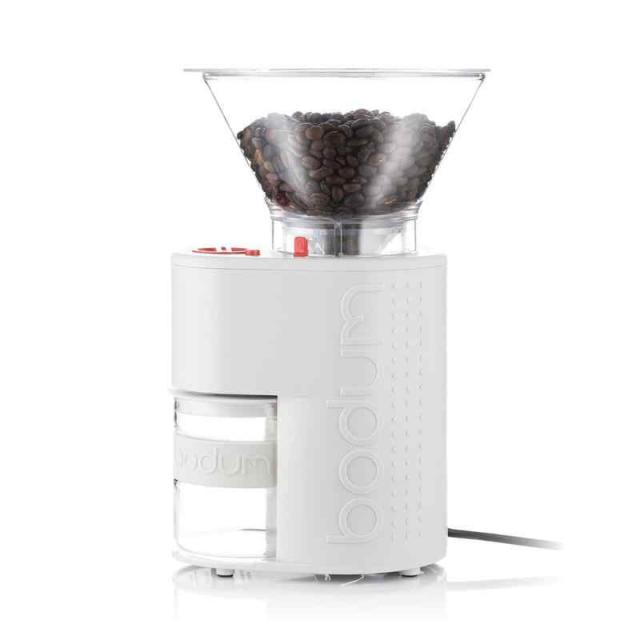 bodum コーヒーミル BISTRO 電気式コーヒーグラインダー (オフホワイト 電動)