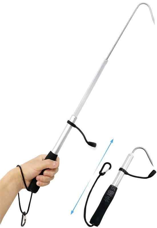 DOKEEP ギャフ フィッシュギャフ テレスコ仕様 伸縮式 フィッシングツール グリッパー魚釣り (65.00)