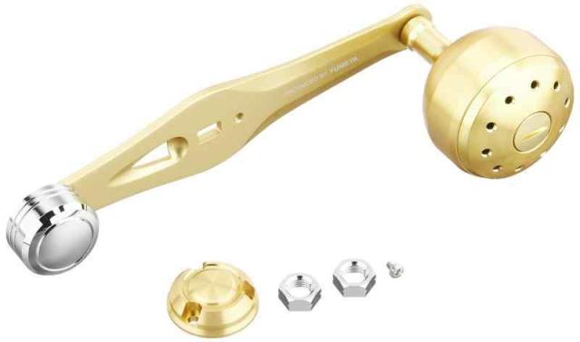 シマノ(SHIMANO) 純正 リールパーツ 夢屋 パワーバランスハンドル 65mm ゴールド アルミ パーツ