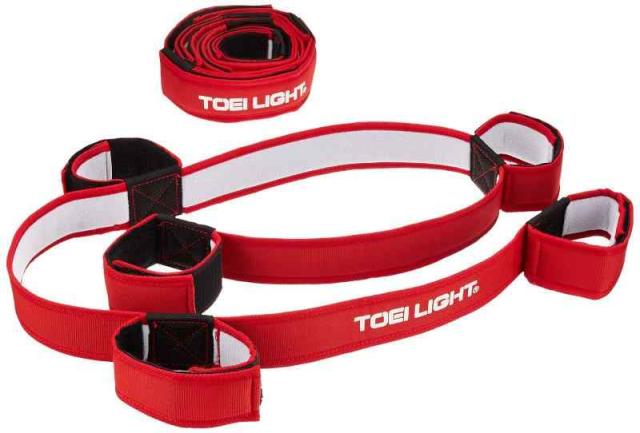 TOEI LIGHT(トーエイライト) むかでロープ 5人用 10人用 (レッド)