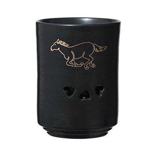 大堀相馬焼 松永窯 KACHI-UMA08 by中野聡美 還暦祝い ギフト プレゼント 湯呑み おしゃれ 二重 保温 KACHI-UMA08 2026年 干支 午年 うま年 馬