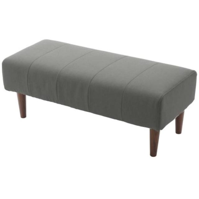 セルタン(Cellutane) ソファー 2点セット コーナーソファーセット ダイニングソファー 2人掛け コーナーセット 組合せ自在 ポケットコイル仕様 日本製 A1056p-LC・RC+A1056p-W (02 デニム調アッシュグレー, 05 ベンチ)