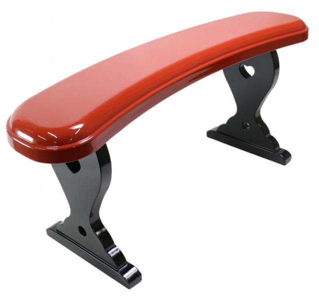 脇息 朱 [60.5 x D13.5 x H27cm] ABS樹脂 (7-780-13) 料亭 旅館 和食器 飲食店 業務用