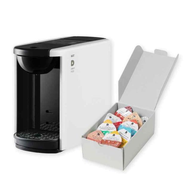 【Amazon.co.jp】UCC ドリップポッド 一杯抽出 コーヒーマシン カプセル式 DP3 ホワイト + UCC ドリップポッド テイスティングキット16P ポッド・カプセル 【コーヒーメーカー】 【ギフト】【中元】【歳暮】【母の日】【父の日】【アイ