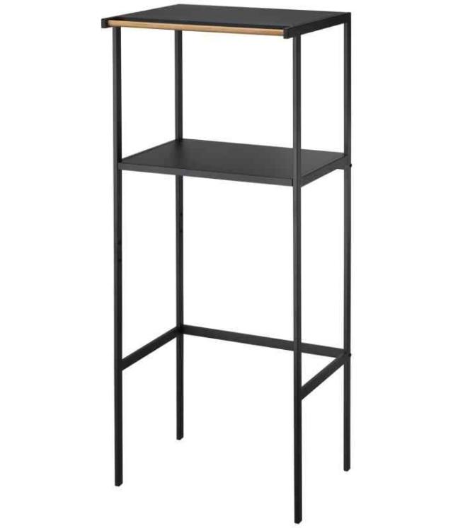山崎実業 キッチンラック タワー [並行輸入品] (ブラック)