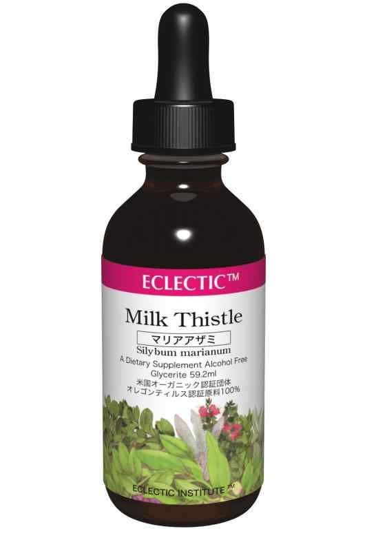 エクレクティック マリアアザミ (ミルクシスル、ノゲシ) 2オンス チンキ 59.2ml e178