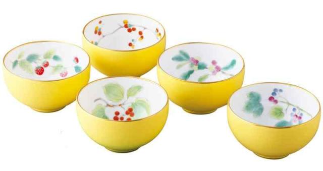 香蘭社 湯呑+茶托 湯のみ5客セット|有田焼の老舗-香蘭社オンライン