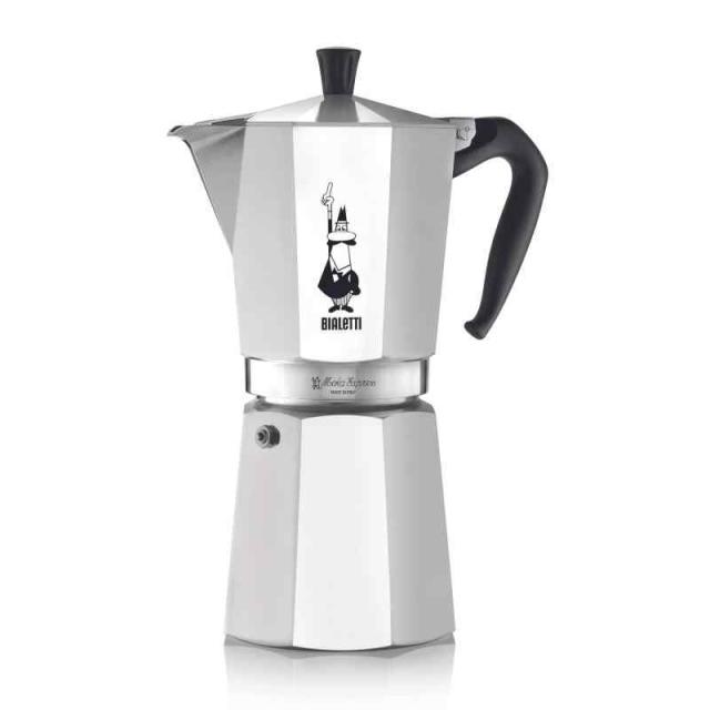 Bialetti (ビアレッティ) モカエキスプレス (18カップ, シルバー)