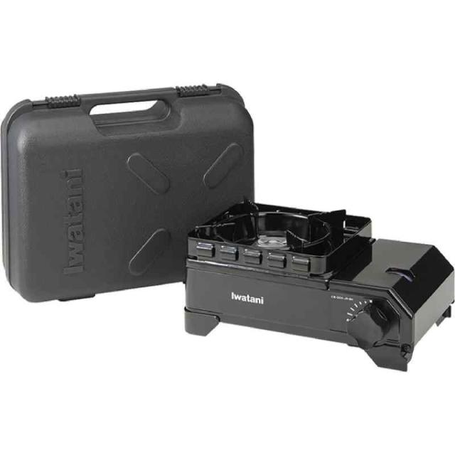 Iwatani イワタニ カセットコンロ ガス タフまるJr. 日本製 ダッチオーブン 使用可 (ブラック)