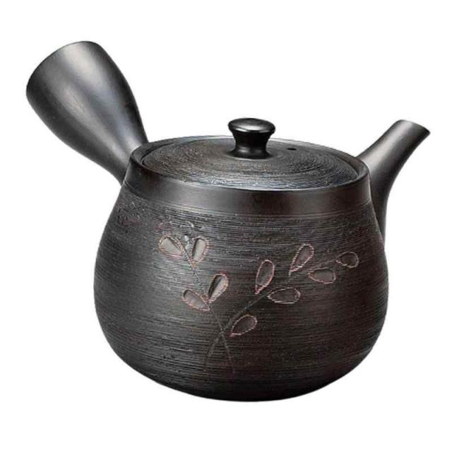 J-kitchens 急須 陶器 一人用 日本製 スタイリッシュ シンプル 伝統的 使いやすい 410cc （セラメッシュ/大きい ）