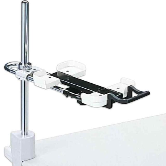 プラス 電話機台 新型クランプタイプ 皿面高さ110~400mm TE-132JL 13-025
