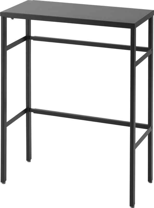 山崎実業(Yamazaki) 伸縮 ペットケージ 上 ラック ブラック 約W58.5〜107×D26×H67cm タワー tower コンソールテーブル サイドテーブル 4087