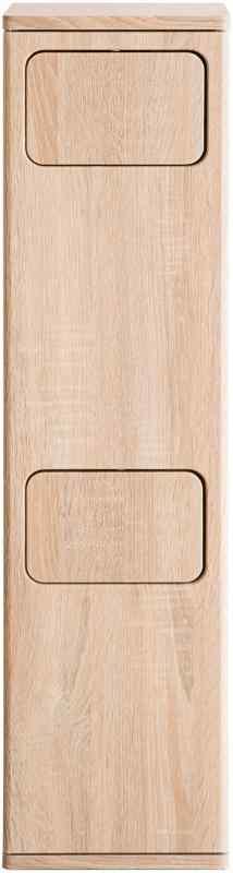 宮武製作所 2段プッシュダストボックス スリム2段タイプ 20Lx2対応 幅25x奥30x高さ96cm DB-960R (NT) ナチュラル