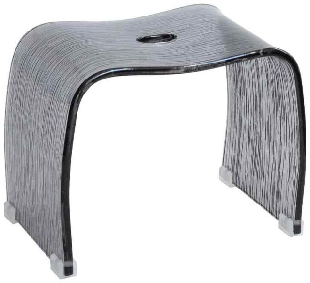 センコー サリナ 2 バスチェア 風呂いす 高さ約 30cm ブラウン 透明クリア地にプランツ柄 モダン 60434 センコー サリナ 2 バスチェア 風呂いす 高さ約 30cm クリア 透明