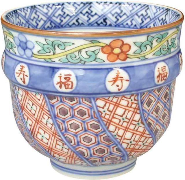 古い清水焼の色絵扇面形皿5客古箱入 古い清水焼の色絵扇面形皿5客古箱入 古い清水焼の色絵