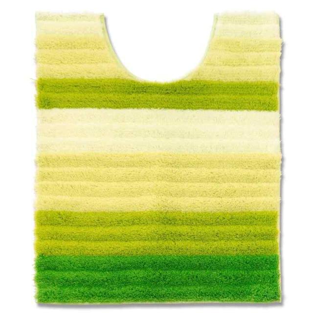 オカ ロング トイレマット フレッシュデオ 約75×63cm グリーン 消臭