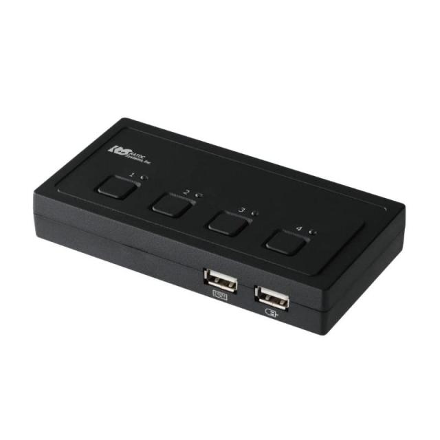 ワイドモニター対応 VGAパソコン切替器 (4台用)