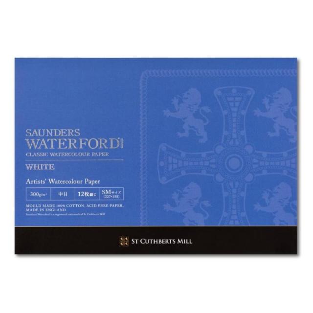 ホルベイン ウォーターフォード水彩紙 ブロック 中紙300g(中厚口) 中目 (F6)