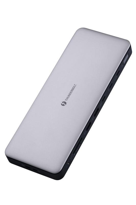エレコム ドッキングステーション 14in1 4画面同時出力（3画面拡張） Thunderbolt4対応 PD96W HDMI 8K/30Hz USB-Cポート PD30W 高速データ転送 シルバー DST-W13 25,137円