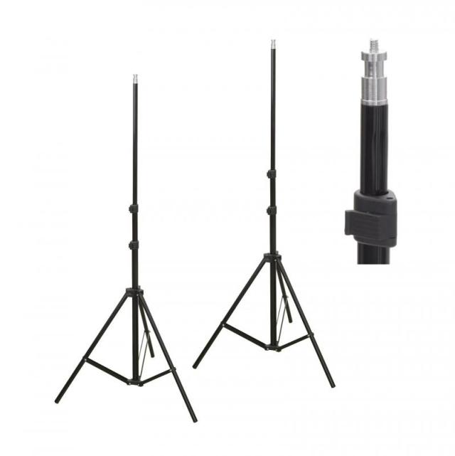 エツミ ライトスタンドM 3段 2本セット VE-2037-2