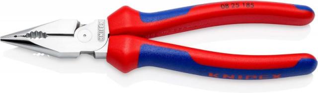 KNIPEX クニペックス ニードルノーズペンチ 全長185mm コンフォートハンドル 亜鉛メッキ 0825-185
