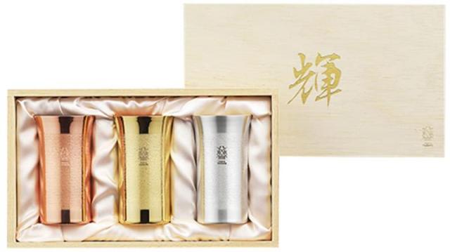 「輝」純銅 ひとくちタンブラー 150ml (金・銀・銅)