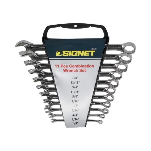 SIGNET(シグネット) 11PC コンビネーションレンチセット インチ 30621