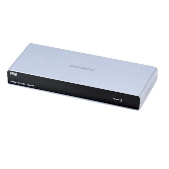 サンワサプライ 高性能ディスプレイ分配器(4分配) VGA-SP4 8,647円