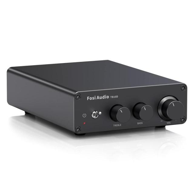 Fosi Audio TB10D 600W パワーアンプ TPA3255 デジタルアンプ 2.0CH 小型 オーディオ HiFi ステレオ クラスD アンプ スピーカー用 家庭用 32V電源付き
