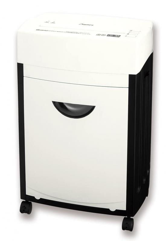 アスカ シュレッダー ホッチキス対応 クリーニング機能 ダストボックス大容量34L (クロスカット)