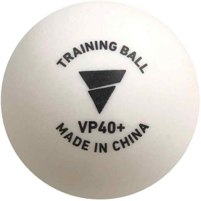 ヴィクタス(VICTAS) 卓球 練習球 VP40+ トレーニングボール ホワイト (なし 10ダース(120球))