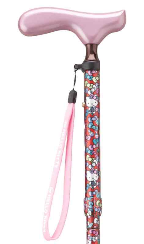 愛杖 HK-22 ハローキティ レッド 折りたたみ [適応身長 150~170cm]
