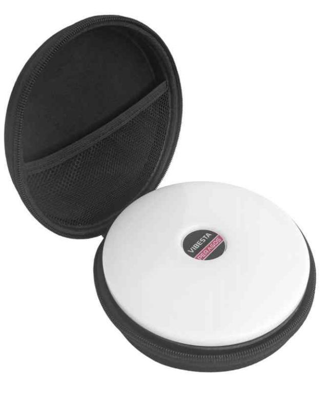 Vibesta Peragos Disk 304P リングライト LED304球 CRI95 12849lux 5600K無段階調光 ビデオライト ミニ 黒 フラッシュ リサイクルタイムなし ビデオ撮影用 (ブラック)