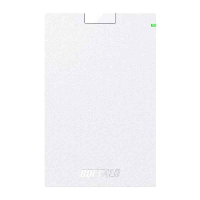 BUFFALO USB3.1(Gen.1)対応 ポータブルHDD スタンダードモデル ホワイト 1TB HD-PCG1.0U3-BWA