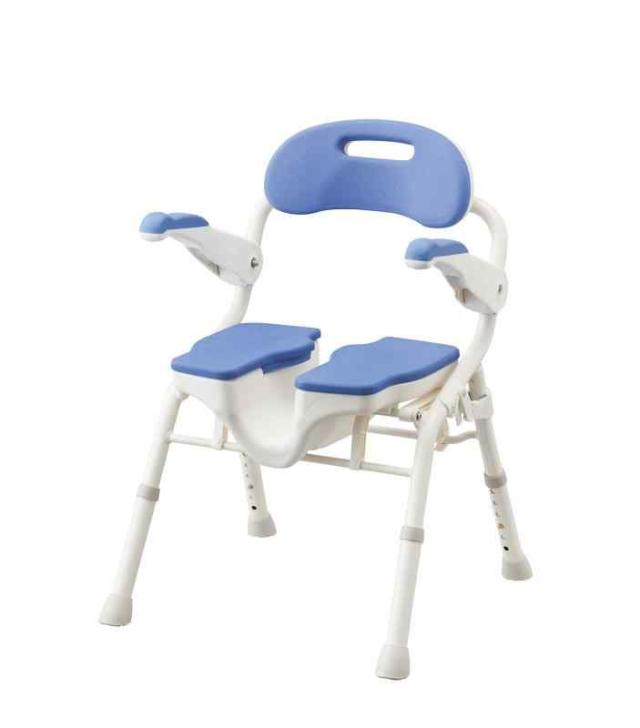 アロン化成 安寿 折りたたみシャワーベンチ HPフィット (ブルー)