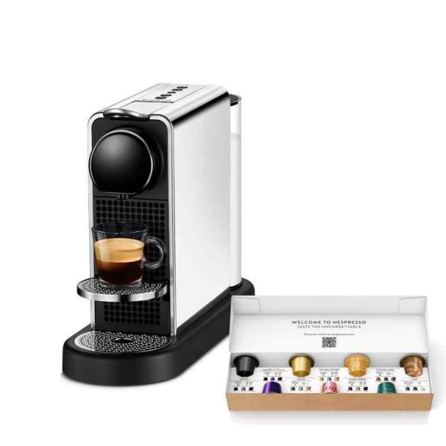 ネスプレッソ ORIGINAL カプセル式コーヒーメーカー シティズ プラチナム C ステンレススチール C140-ME-W