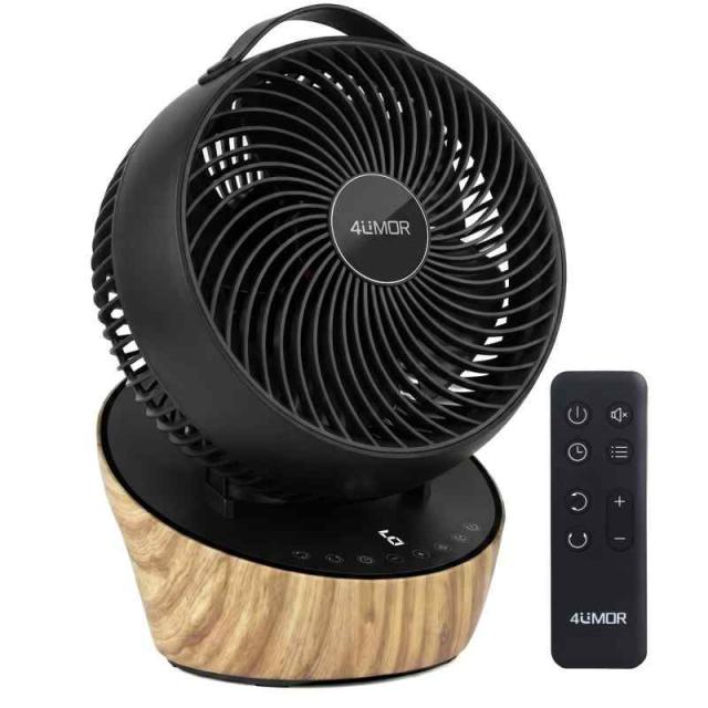 4UMOR サーキュレーター DCモーター 扇風機 静音 20畳 冷房 パワフル 
