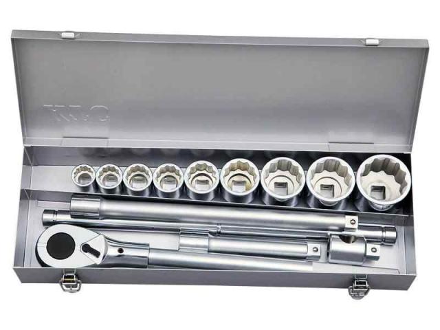 ＫＴＣ 京都機械工具 １９．０ＳＱ １４点組 ソケットレンチセット TB614B