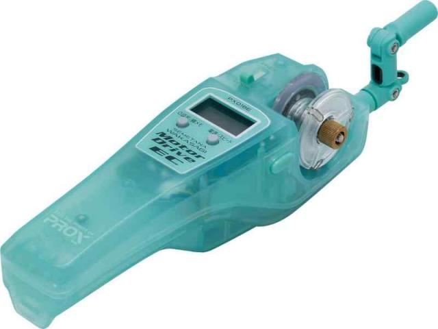 プロックス(PROX) 攻棚ワカサギモータードライブEC PX018E ワカサギ釣り用電動リール 単4乾電池2本駆動式(電池別売) (アイスレイクブルー)