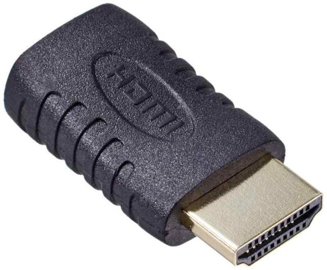 変換名人 mini HDMI変換アダプタ miniHDMI メス - HDMI オス HDMIA-MBGの通販はau PAY マーケット ...
