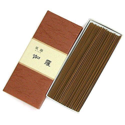 家庭用線香 風韻 伽羅(箱寸法15×6×2.5cm)伽羅の極上の香りのお線香(みのり苑)