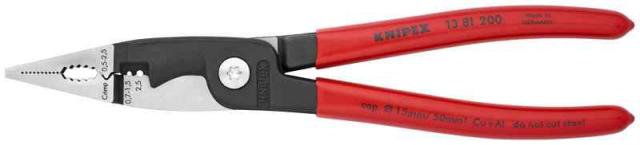 KNIPEX クニペックス エレクトリックマルチプライヤー プラスティックコーティングハンドル 1381-200