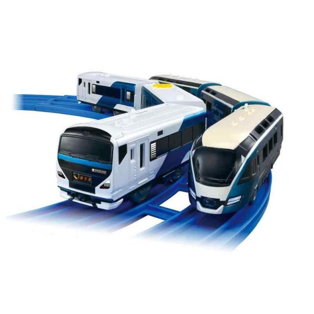 タカラトミー(TAKARA TOMY) プラレール E257系踊り子&サフィール踊り子 ダブルセット 電車 列車 おもちゃ 3歳以上